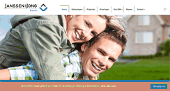 Desktop Screenshot of janssendejongbouw.nl